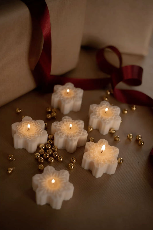 Fulg de zăpadă din ceară de soia naturală