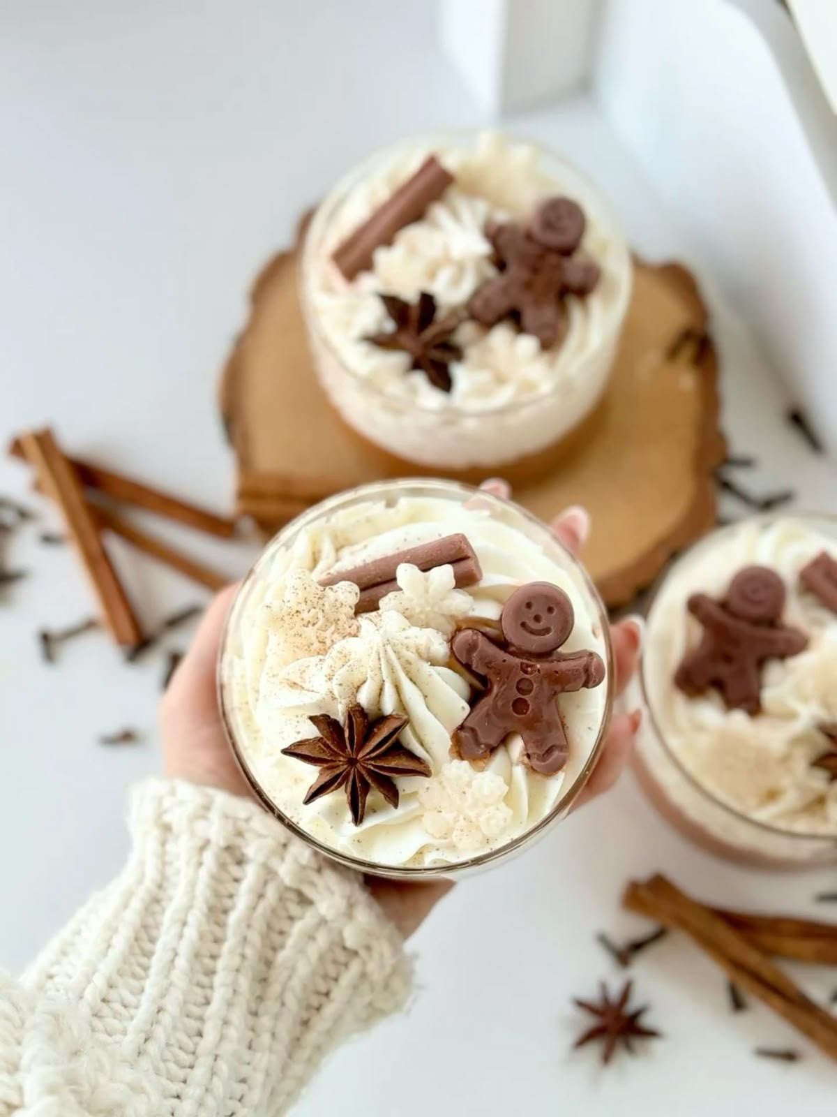 Lumânare Parfumată Crăciun – Desert Mini Cheesecake